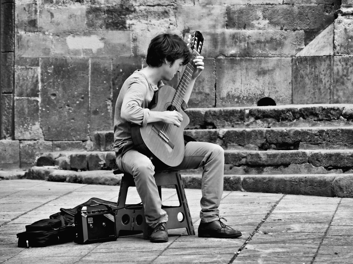El músico callejero